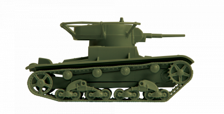 Советский легкий танк Т-26 (обр. 1933г), 1:100
