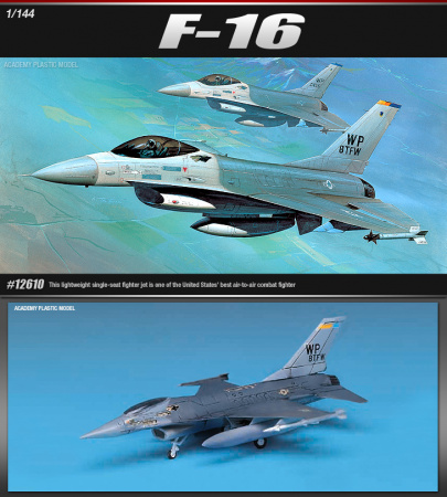 Самолет F-16, 1/144
