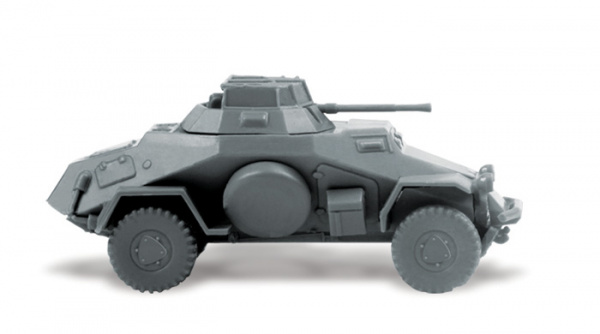 Немецкий легкий бронеавтомобиль Sd.kfz 222, 1:100