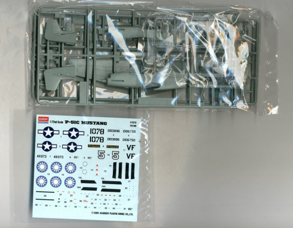 Самолет P-51С, 1/72