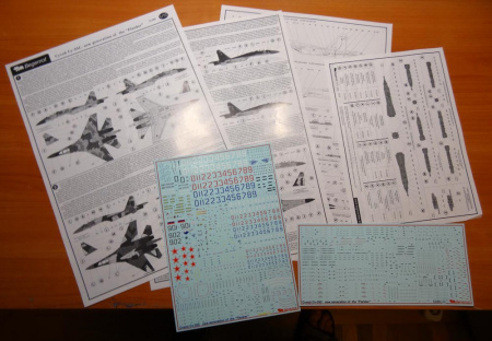 Деколь для Сухой Су-35С, 1/72