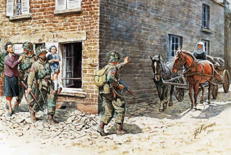Фигуры Франция, 1944, 1:35, (MB3578)
