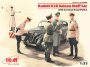 Kadett K38 седан, с Германской дорожной полицией 1:35, (35480)
