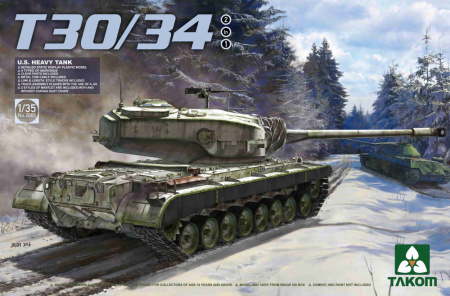 Американский тяжелый танк T30/34 (2 в 1), 1:35, [2065]