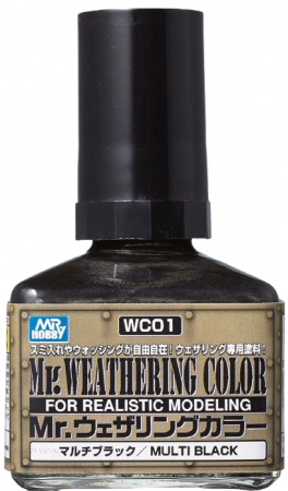 Смывка Mr.Weathering Color MULTI BLACK (40ml)