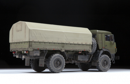 Российский двухосный грузовой автомобиль К-4350, 1:35