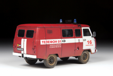 УАЗ «3909» Пожарная служба, 1:43