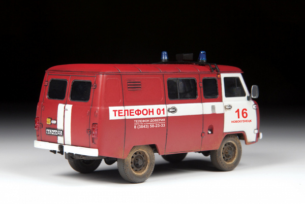 УАЗ «3909» Пожарная служба, 1:43