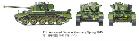 Танк British Cruiser Tank A34 Comet, 1:35