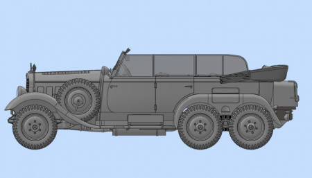 Typ G4 (Kfz.21), Германский штабной автомобиль ІІ МВ, 1:35, (35538)