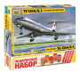 Пассажирский авиалайнер Ту-134А/Б-3, 1:144 (ПН)