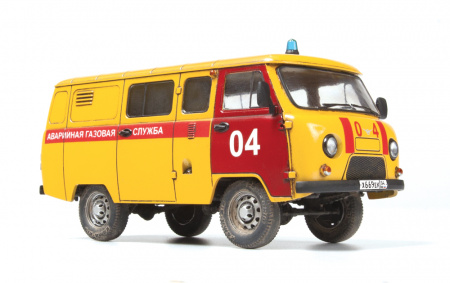 УАЗ-3909 "Буханка". Аварийная газовая служба., 1:43, [43003]