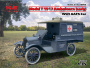 МодельT 1917 г. санитарная (раннего выпуска), Автомобиль американской санитарной службы I МВ, 1:35, (35665)