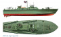 Моторный торпедный катер PT-109, 1:35, [5613]