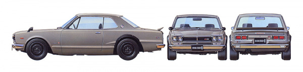 А/м Nissan Skyline 2000GT-R 1/24