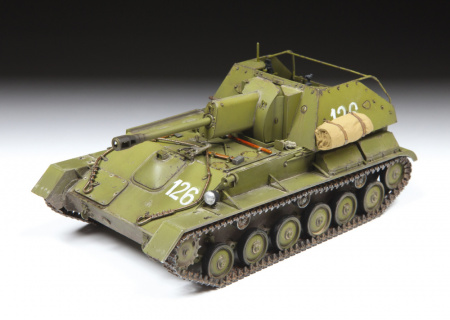 Советская самоходная артиллерийская установка Су-76, 1:35