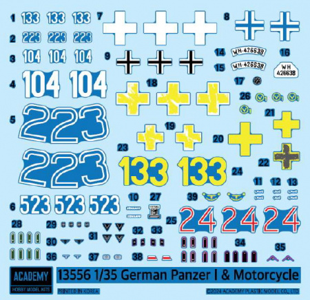 German Panzer I Ausf.B & Motorcycle Zündapp KS750 w/sidecar (1:35)