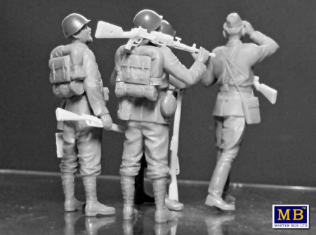 Фигуры Итальянские военнослужащие, период Второй мировой войны, 1:35, (MB35144)