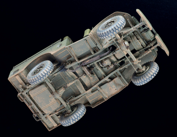 Американский армейский автомобиль WC-52 "Три четверти" с лебедкой, 1:35