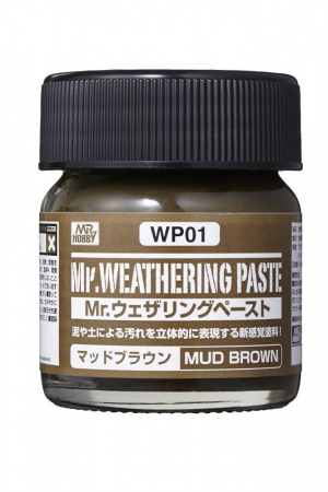 Краска 40мл MR.WEATHERING COLOR WP01 MUD BROWN