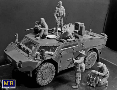 Бундесвер. Немецкие военнослужащие, наши дни, 1:35, (MB35195)