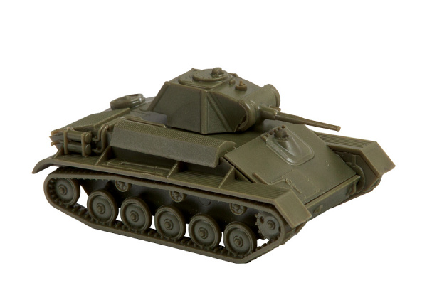 Советский легкий танк Т-70Б, 1:100