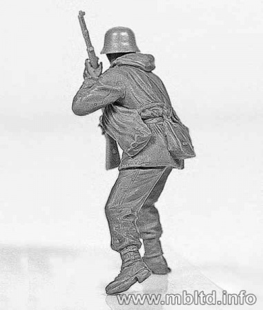 Фигуры Немецкая пехота в Западной Европе. 1944-1945г, 1:35, (MB3584)