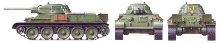 Танк Т-34/76 1941г. 1/48
