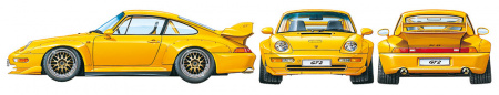 Автомобиль Porsche 911 GT2 Road Ver., 1:24, [24247]