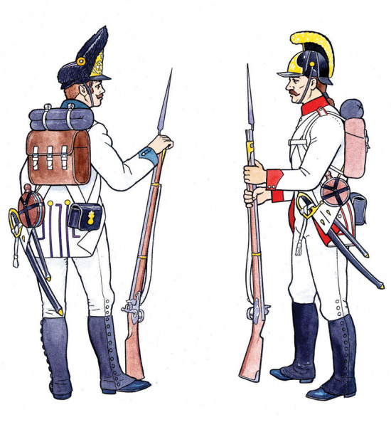 Austrian Grenadiers and Infantry, 1/72