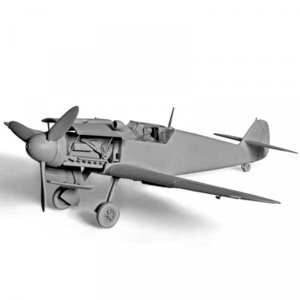 Немецкий истребитель "Мессершмитт" Bf-109F4, 1:48