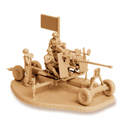 Британское 40-мм зенитное орудие "Бофорс" MK-1/2, 1:72, [6170]