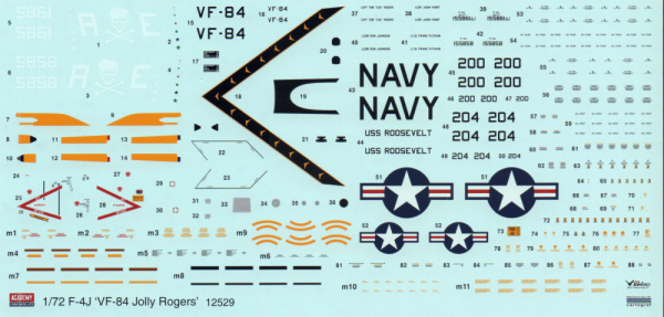 Самолет USN F-4J 18A VF-84, 1/72