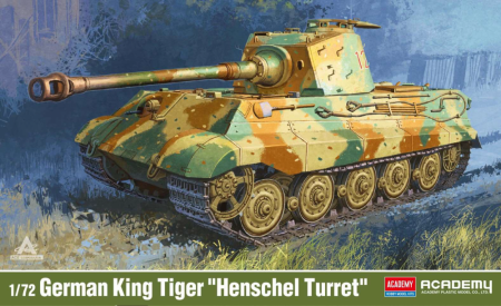 Танк German King Tiger “Henschel Turret”, 1:72, [13423]