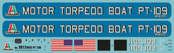 Моторный торпедный катер PT-109, 1:35, [5613]