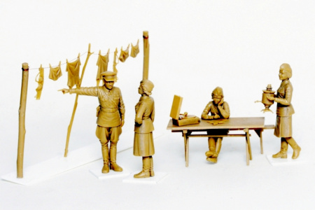 Советские женщины-военнослужащие, 1941-1942 г. ("А зори здесь тихие"), 1:35, (35621)