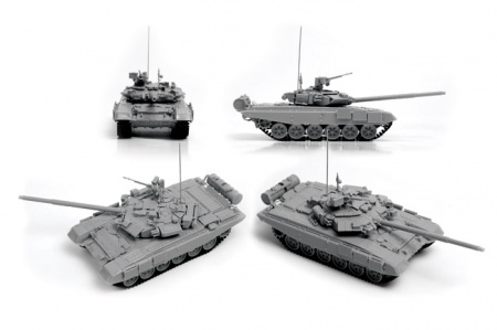 Российский танк Т-90, 1:72