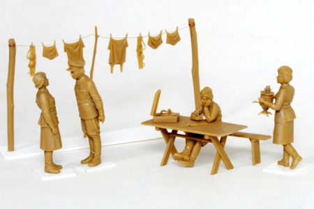 Советские женщины-военнослужащие, 1941-1942 г. ("А зори здесь тихие"), 1:35, (35621)