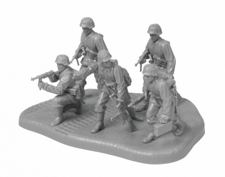 Немецкие панцергринадёры в анораках, 1/72