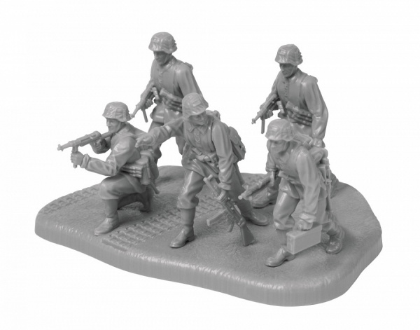 Немецкие панцергринадёры в анораках, 1/72