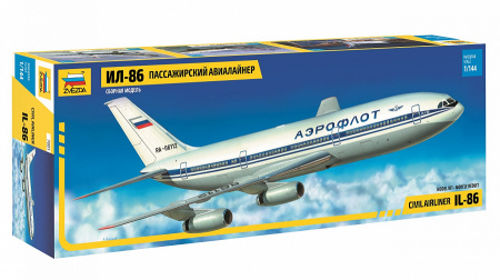 Пасс. авиалайнер "Ил-86", 1:144