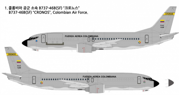 B-737 "Colombian Air Force" (1:144)