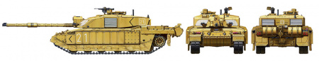 Танк Challenger 2 (Desertised), 1/35