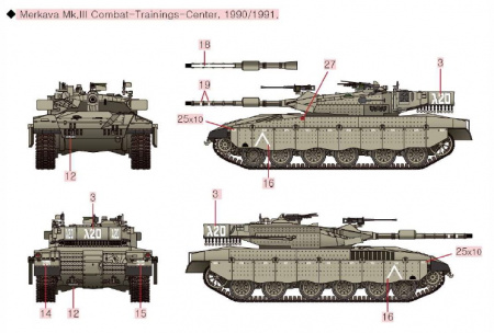 Merkava Mk.III (1:72)