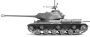 Советский тяжелый танк ИС-2, 1:72