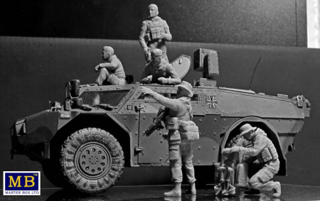 Бундесвер. Немецкие военнослужащие, наши дни, 1:35, (MB35195)