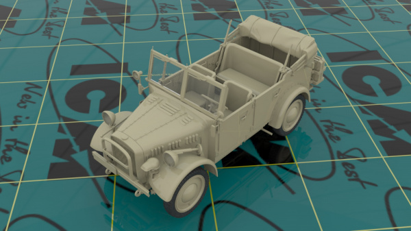 Группа армий «Центр» лето 1941 г. (Kfz.1, Typ L3000S, германская пехота (4 фигуры), германские водители (4 фигуры)), 1:35, (DS3502)