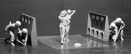 Фигуры Американские и немецкие десантники, юг Европы, 1944», 1:35, (MB35157)