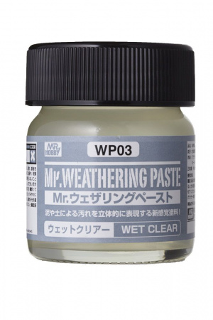 Краска 40мл MR.WEATHERING COLOR WP03 WET CLEAR