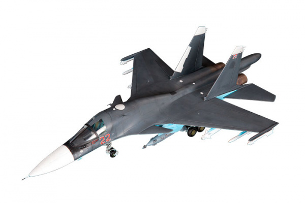 Бомбардировщик российских ВКС Су-34, 1/72